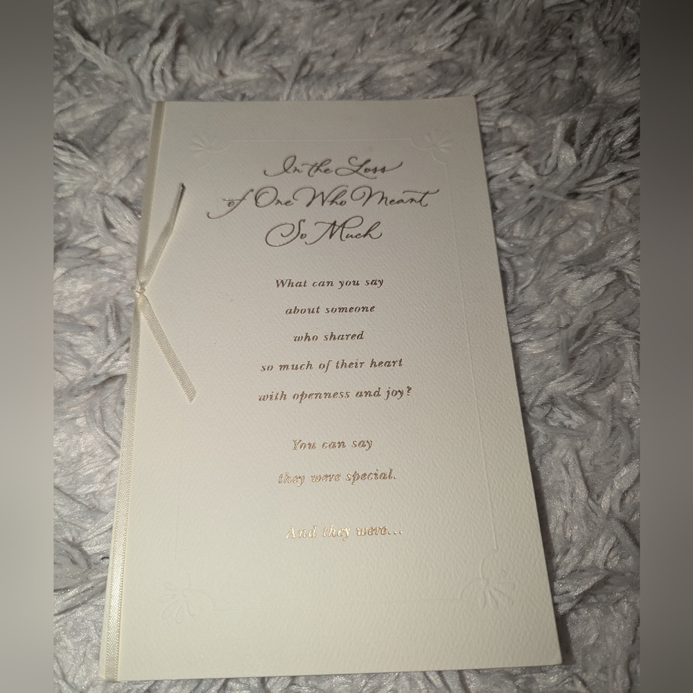 American Greeting Sympathy Card